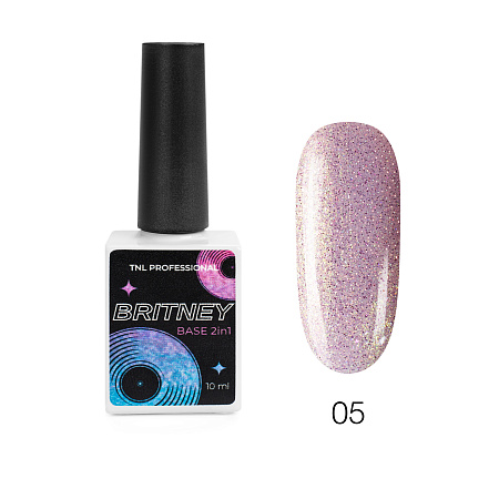 База светоотражающая Britney 2 в 1 №05 - попсовый фиолетовый, TNL Professional, 10 мл