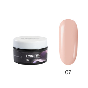 Гель для наращивания Pastel, жесткий, №7 - нежная карамель, TNL Professional, 18 мл