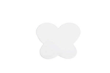 Силиконовый коврик для дизайна ногтей Бабочка - белый