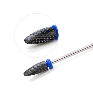 Фреза керамическая черная (средняя твердость) пламя 6х14.6 мм