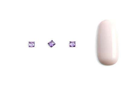 Кристаллы для объемной инкрустации &quot;POLE&quot; - принцесса №1 (фиолетовый) (10 шт./уп)